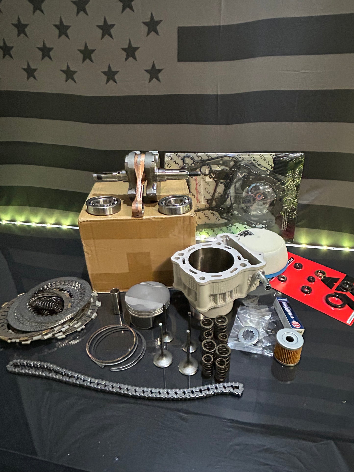 Kawasaki KFX 400 Complete Engine Motor Rebuild Kit 94mm 434cc Big Bore 2003-2006