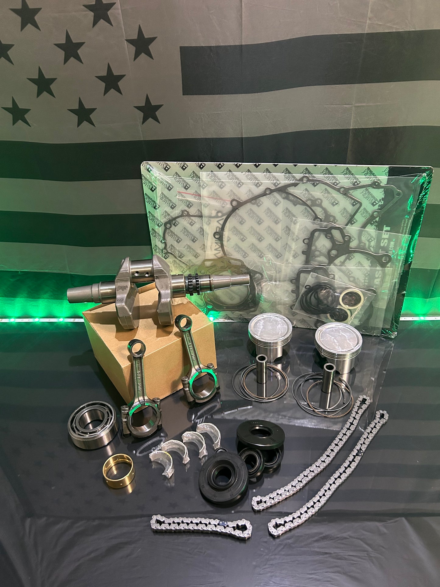 2008-2011 Kawasaki Teryx 750 Rebuild Kit- Crankshaft, Pistons, Gaskets