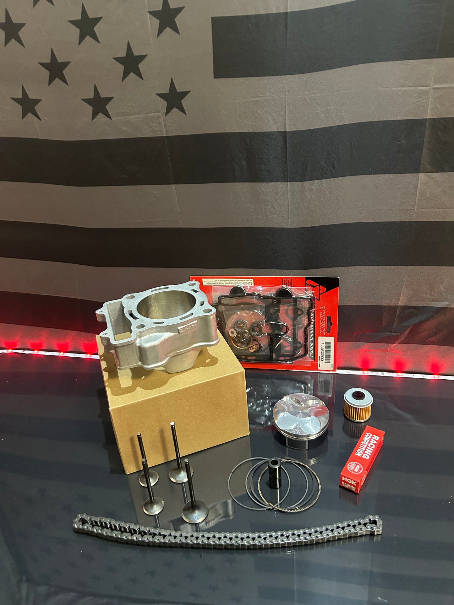 2018-2019 Honda CRF250R CRF 250R Top End Kit - Cylinder Piston Valves