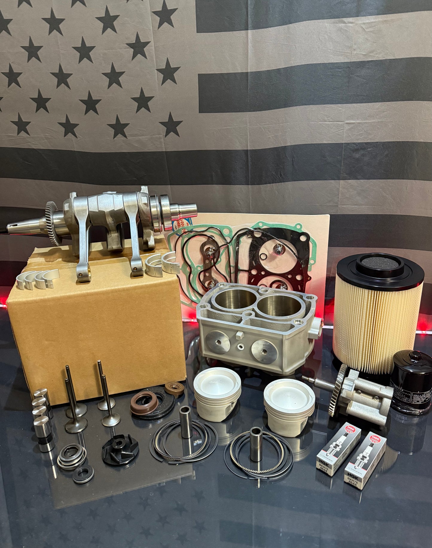 2005-2015 Polaris Sportsman 800 Complete Engine Motor Rebuild Kit