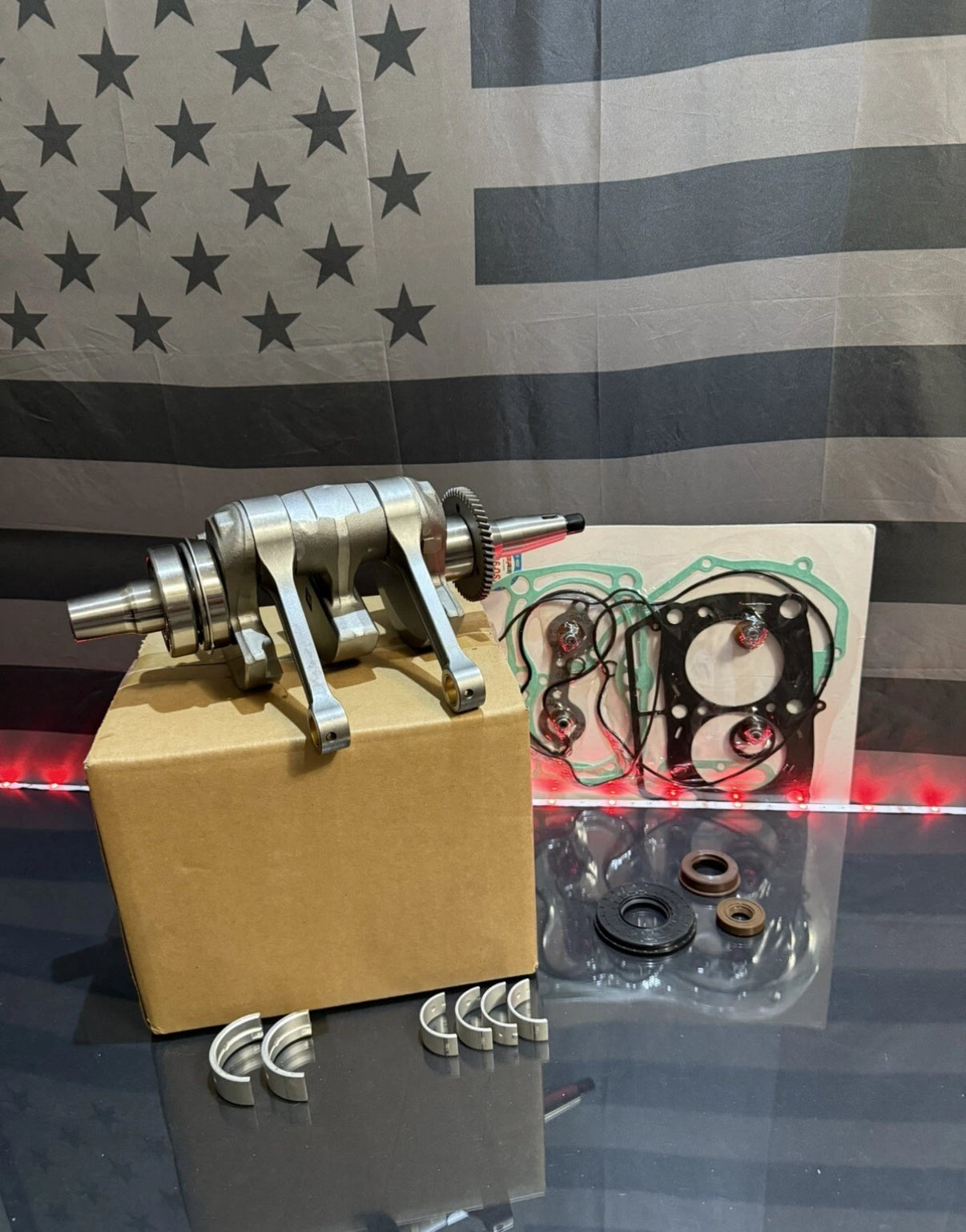 Polaris Ranger RZR Sportsman 800 Bottom End Kit - Crankshaft Bearings Gaskets