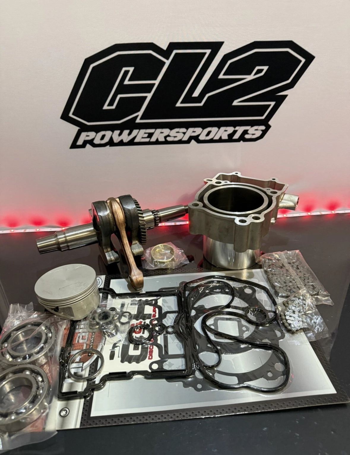 17-20 Polaris Sportsman 450 Engine Rebuild Kit - Crankshaft Piston Cylinder