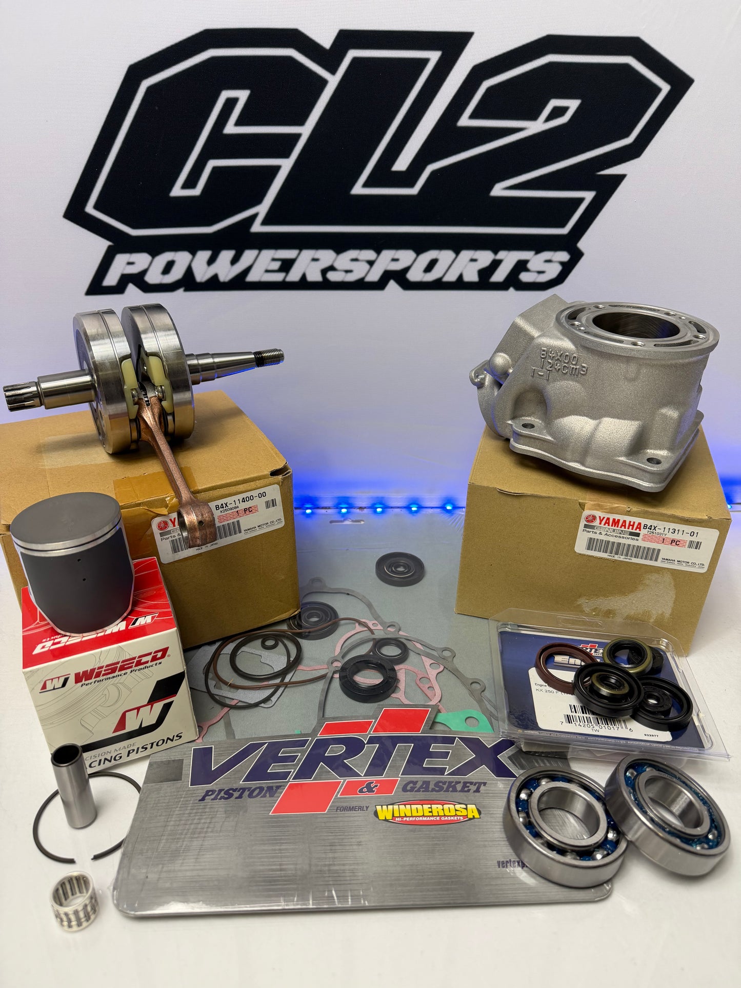 2022-2025 Yamaha YZ 125 Engine Motor Rebuild Kit - Crankshaft Cylinder Piston