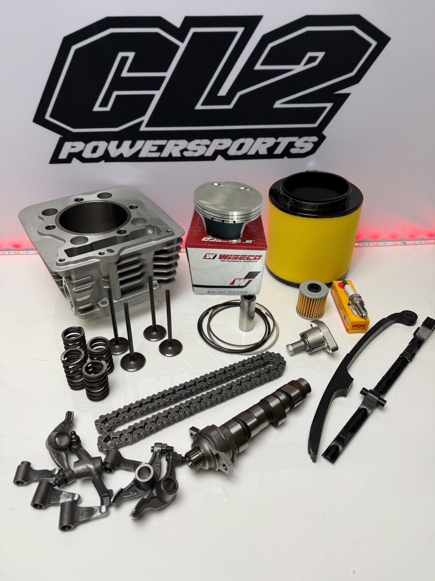 Honda Sportrax TRX 400EX Rebuild Kit - Piston / Cylinder / Valves / Cam