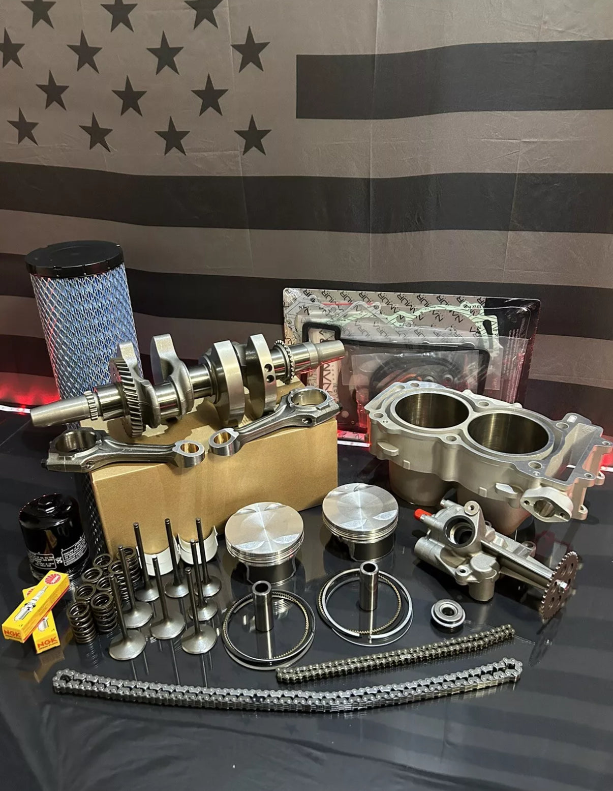 2016-2024 Polaris RZR Turbo S, R, Pro XP Complete Engine Motor Rebuild Kit