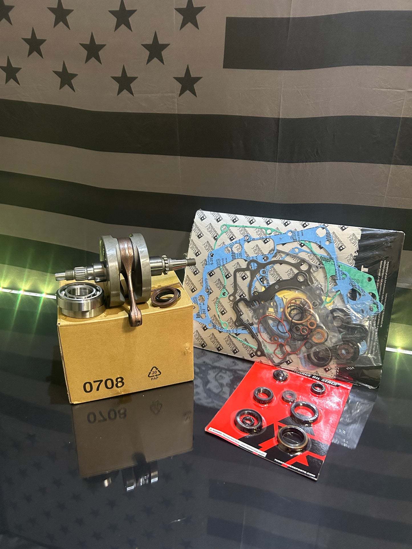 2016-2018 Suzuki RMZ 250 Bottom End Engine Motor Rebuild Kit