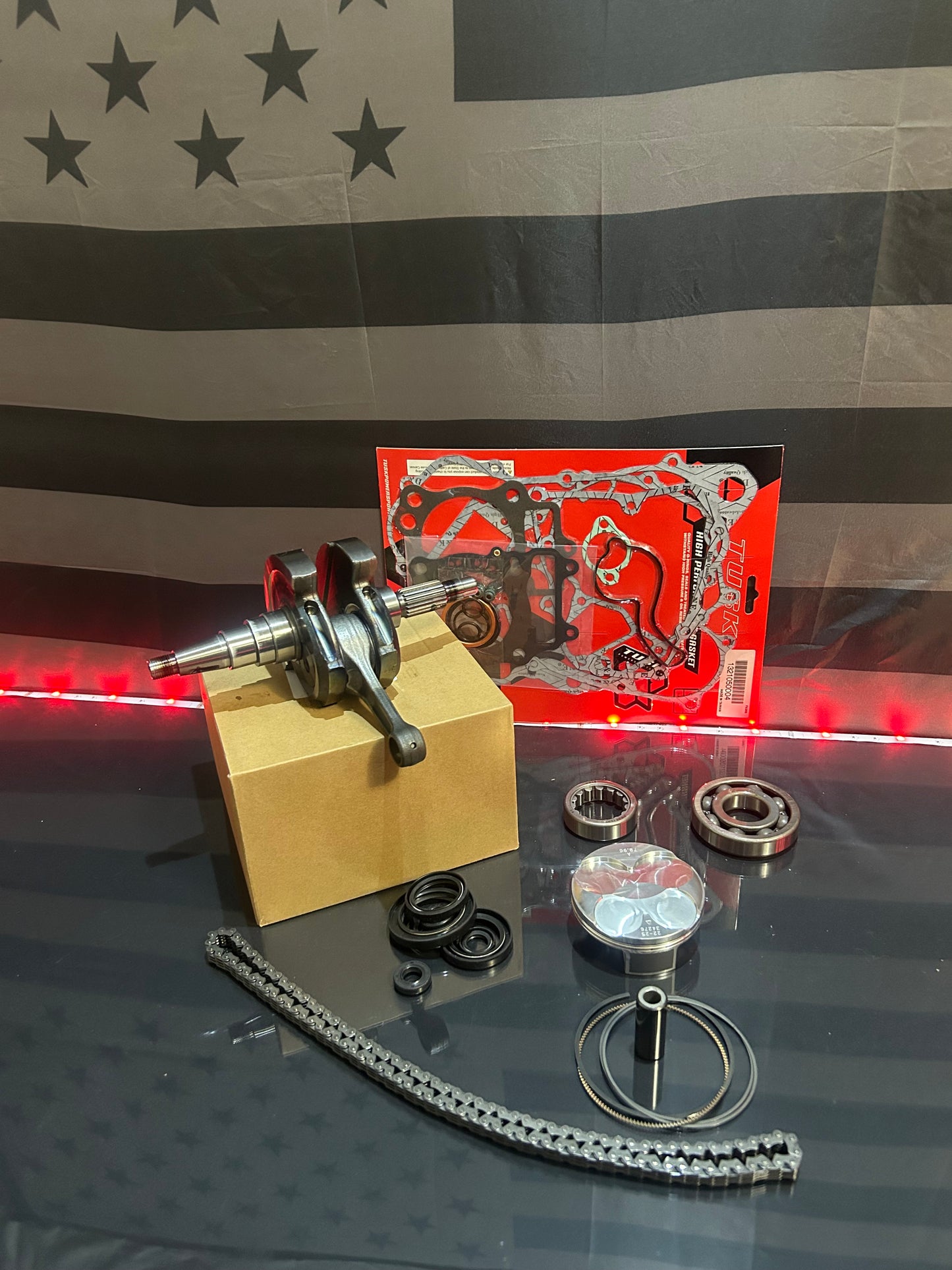2020-2021 Honda CRF250R Engine Rebuild Kit CRF 250R 250X - Crankshaft Piston Gaskets