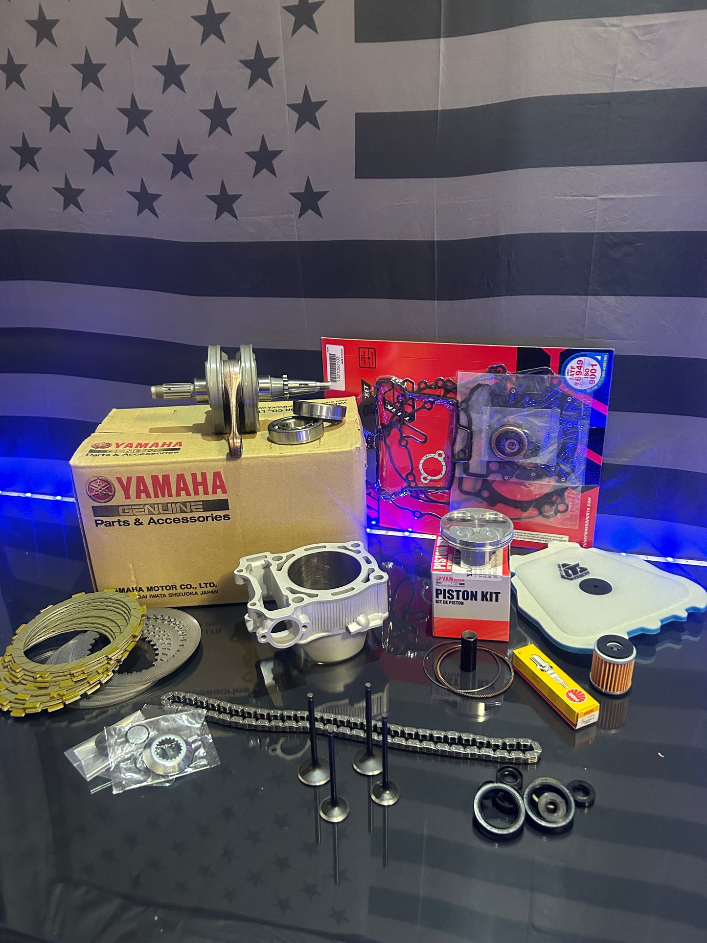 2019-2023 Yamaha YZ250F WR250F YZ250FX Complete Engine Motor Rebuild Kit