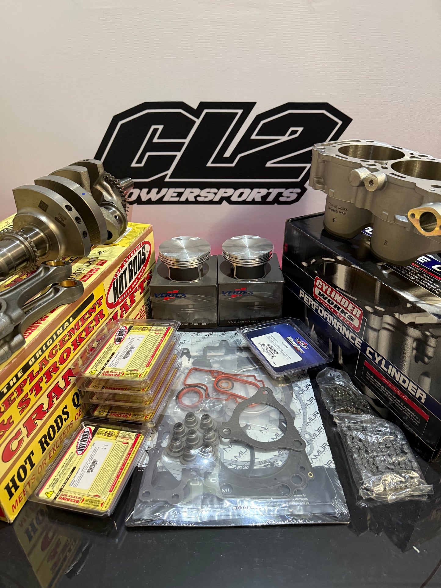 2016-2024 Polaris RZR Turbo S, R, Pro XP Engine Rebuild Kit - Crank Piston Cylinder
