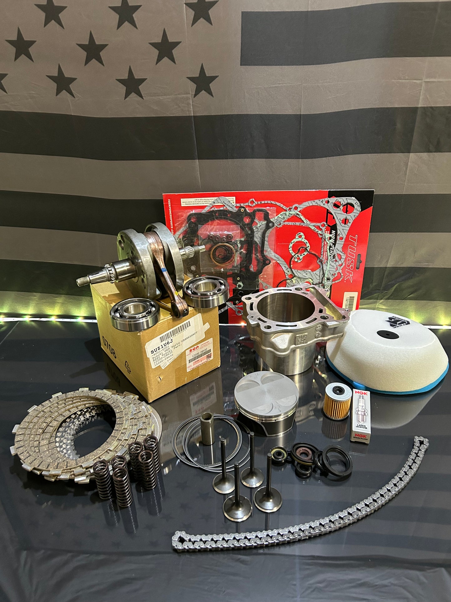 2015-2018 Suzuki RMZ 450 Complete Engine Motor Rebuild Kit
