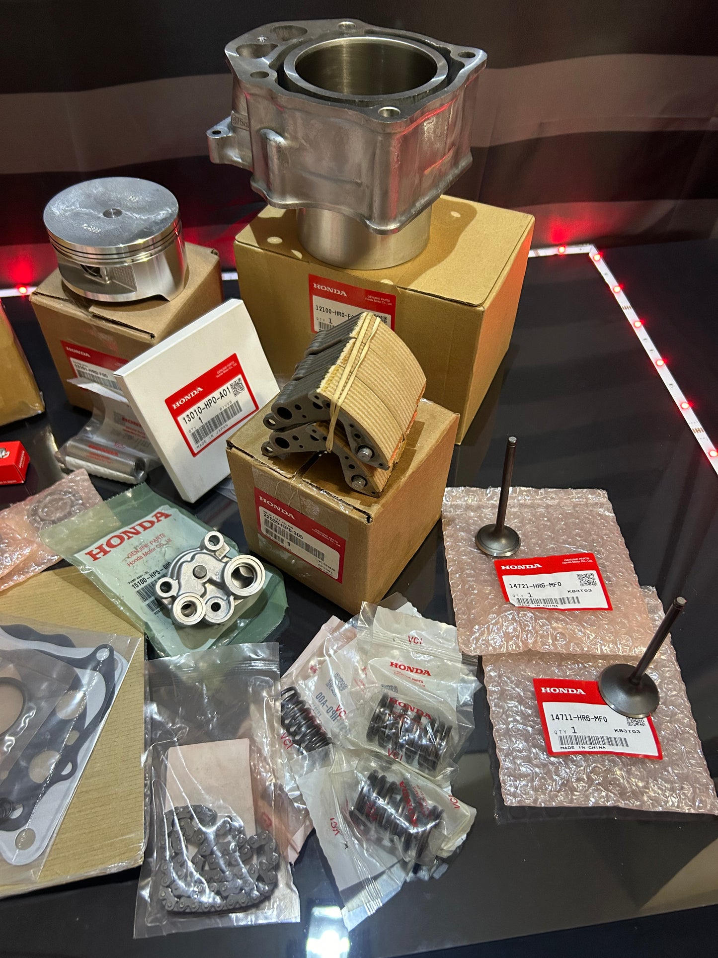 2015-2021 All OEM Honda Pioneer Foreman 500 Engine Motor Complete Rebuild Kit
