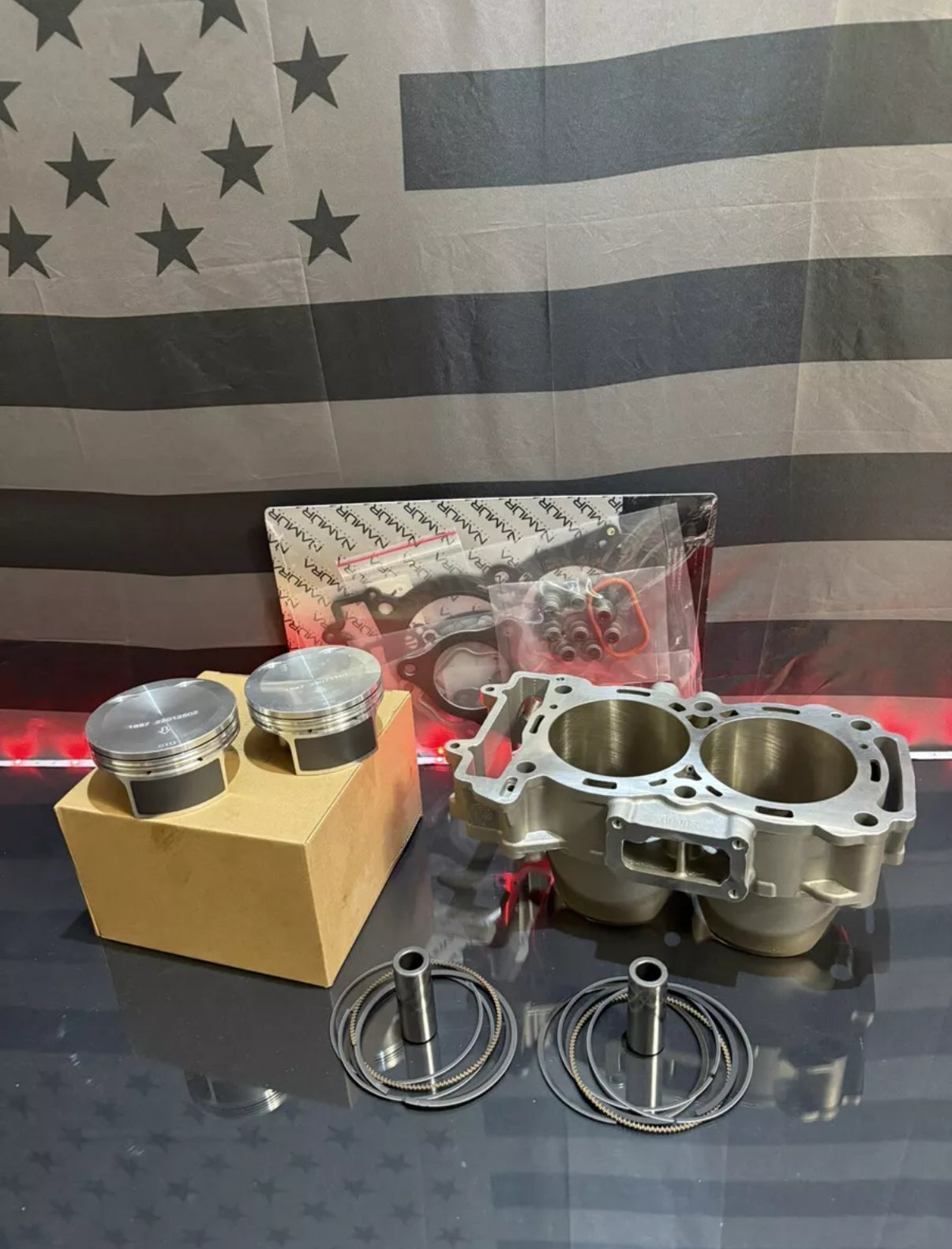 Polaris RZR Turbo S, R, Pro XP Rebuild Kit - Pistons Cylinder Gaskets