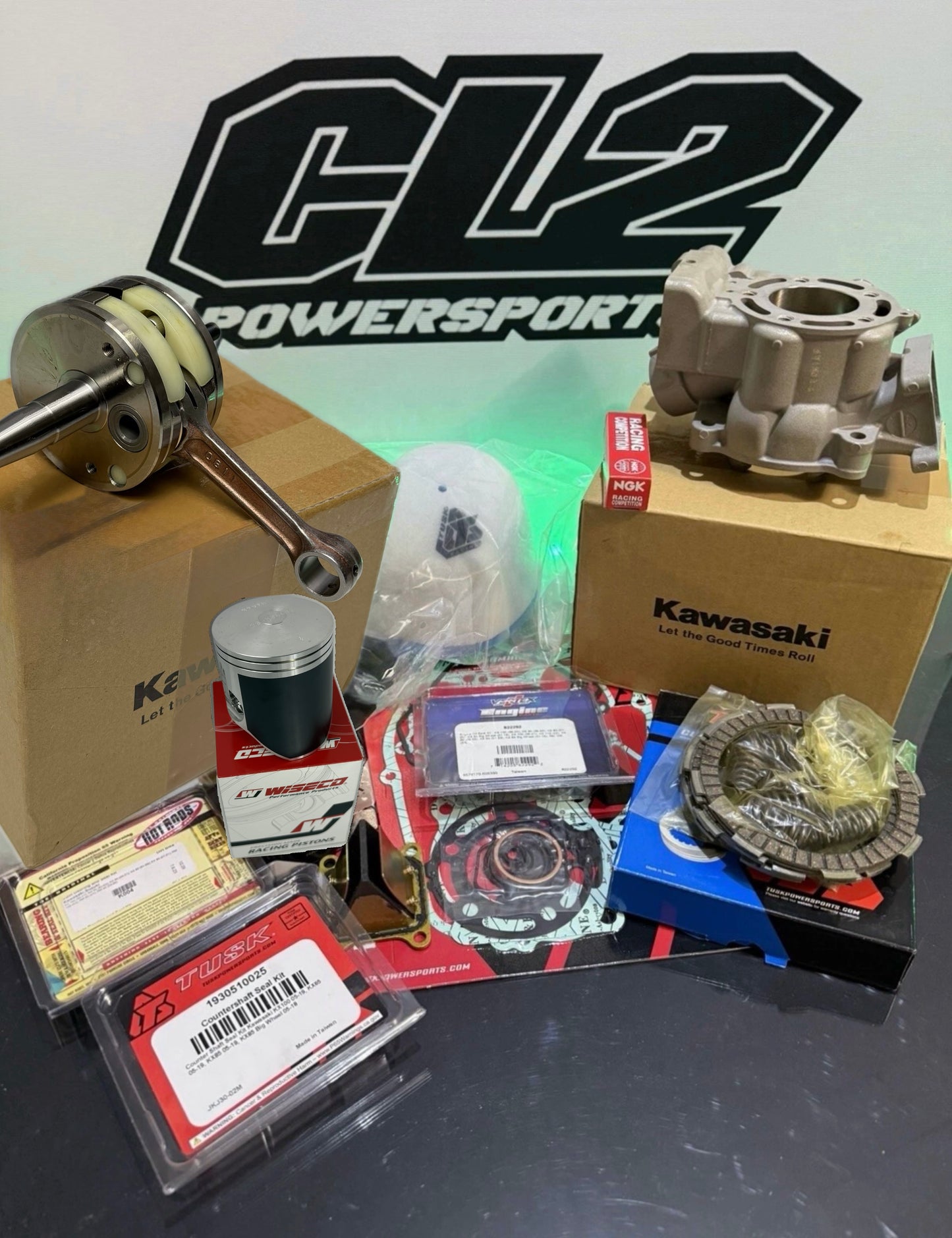 2022-2025 Kawasaki KX 112 Complete Engine Motor Rebuild Kit