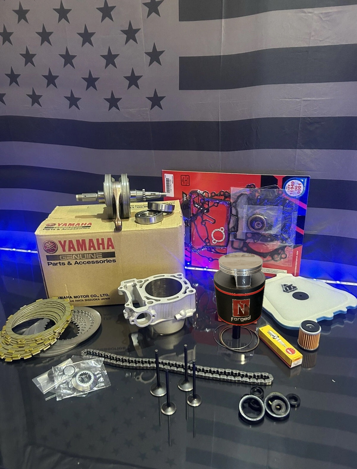 2020-2022 Yamaha YZ450F YZ WR FX 450 Complete Engine Motor Rebuild Kit