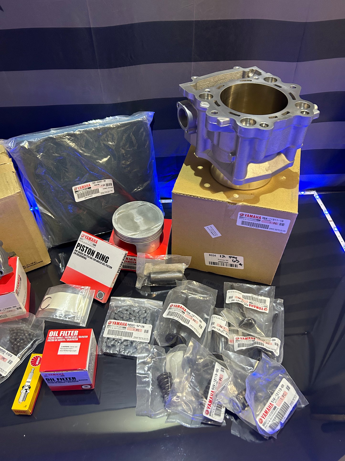 All OEM Yamaha Viking 700 Engine Motor Rebuild Kit- Crankshaft Cylinder Piston