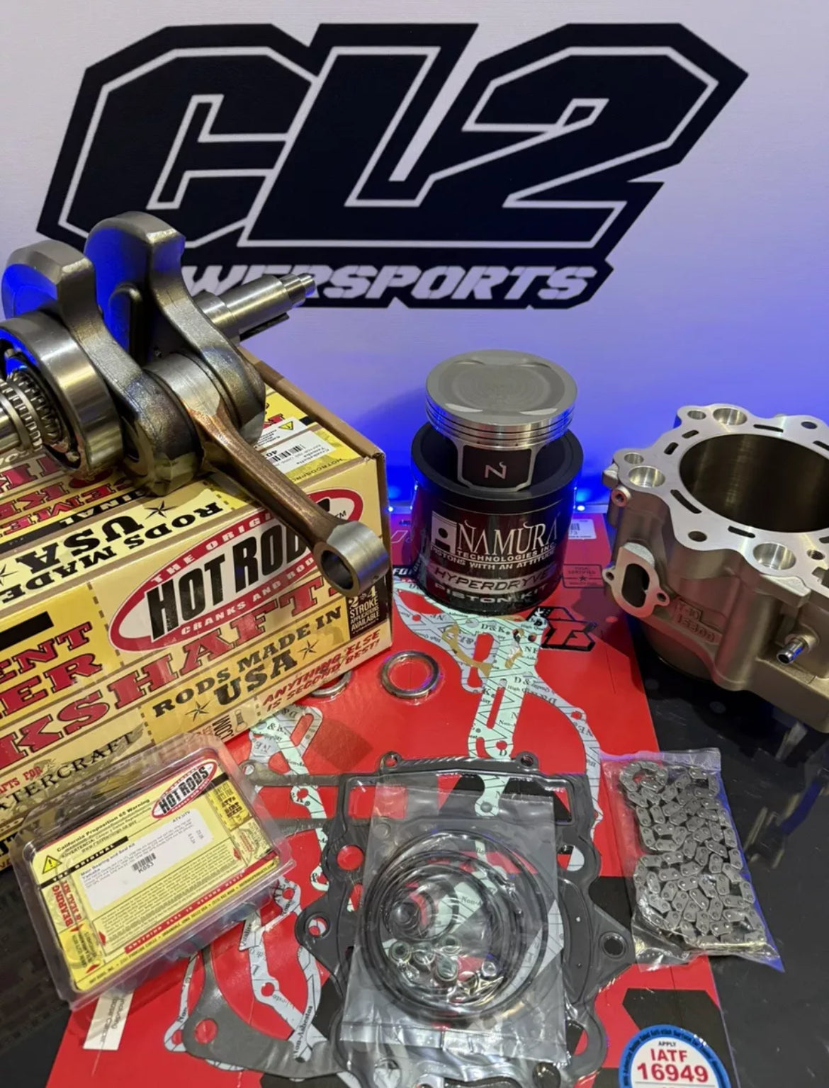 2006-2014 Yamaha Raptor 700 Engine Rebuild Kit - Crankshaft Piston Cylinder