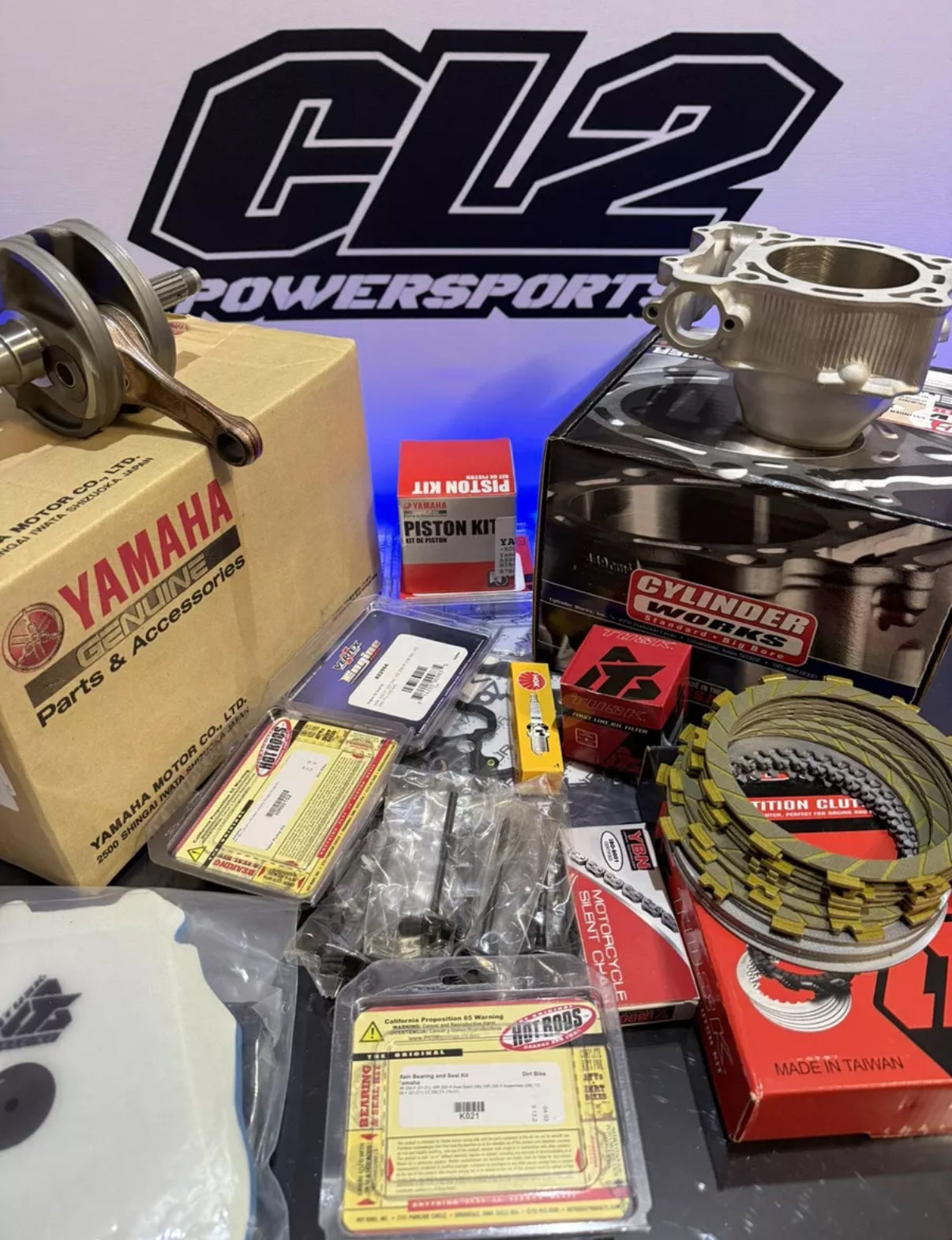 2019-2023 Yamaha YZ250F WR250F YZ250FX Complete Engine Motor Rebuild Kit