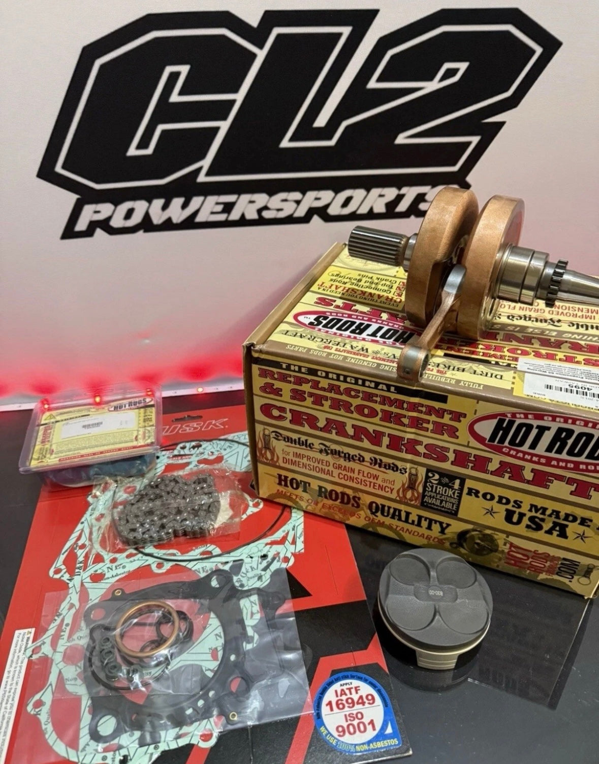 Honda CRF450X CRF 450X Engine Motor Rebuild Kit - Crankshaft / Piston / Bearings