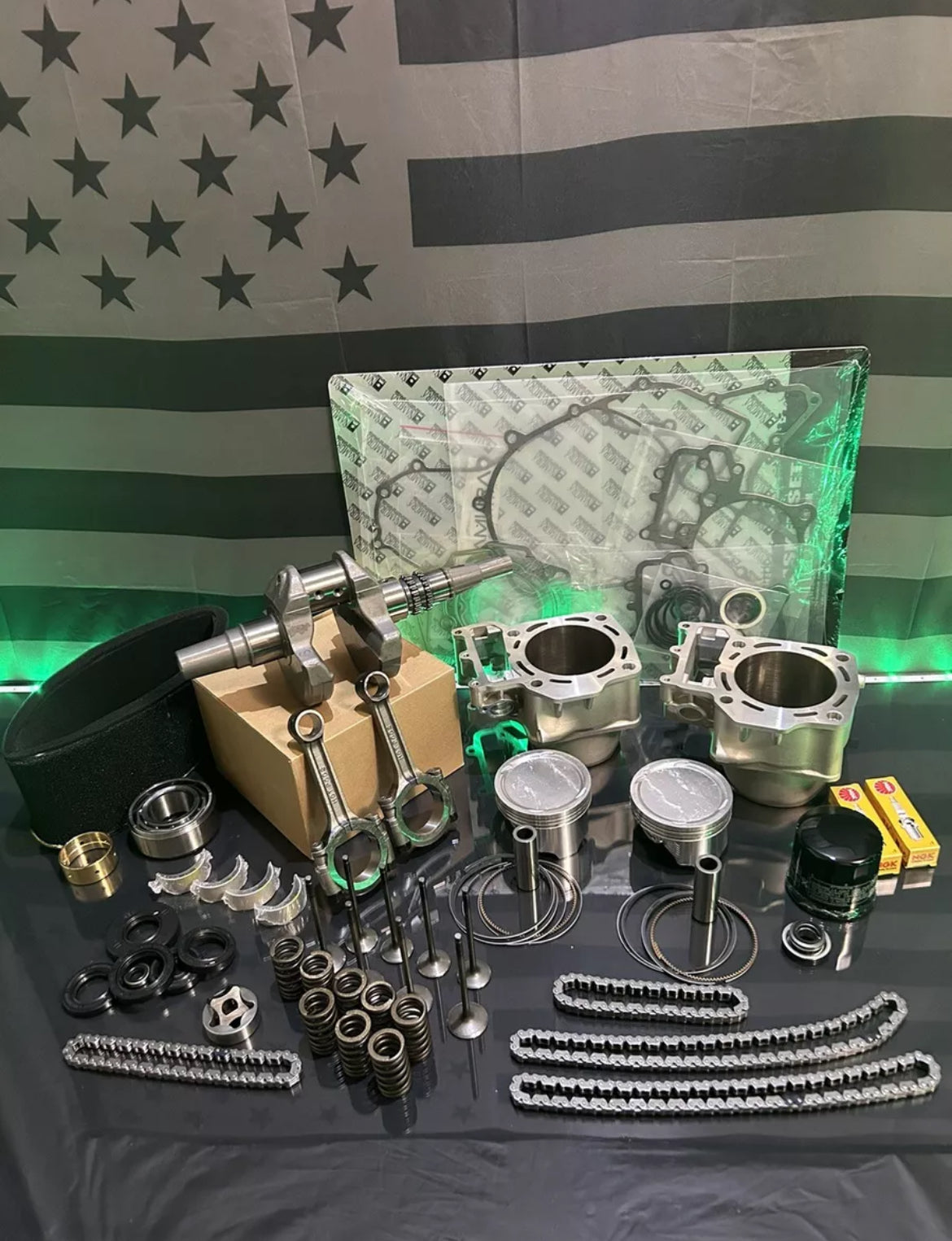 Kawasaki Prairie & Brute Force 650 Complete Engine Motor Rebuild Kit