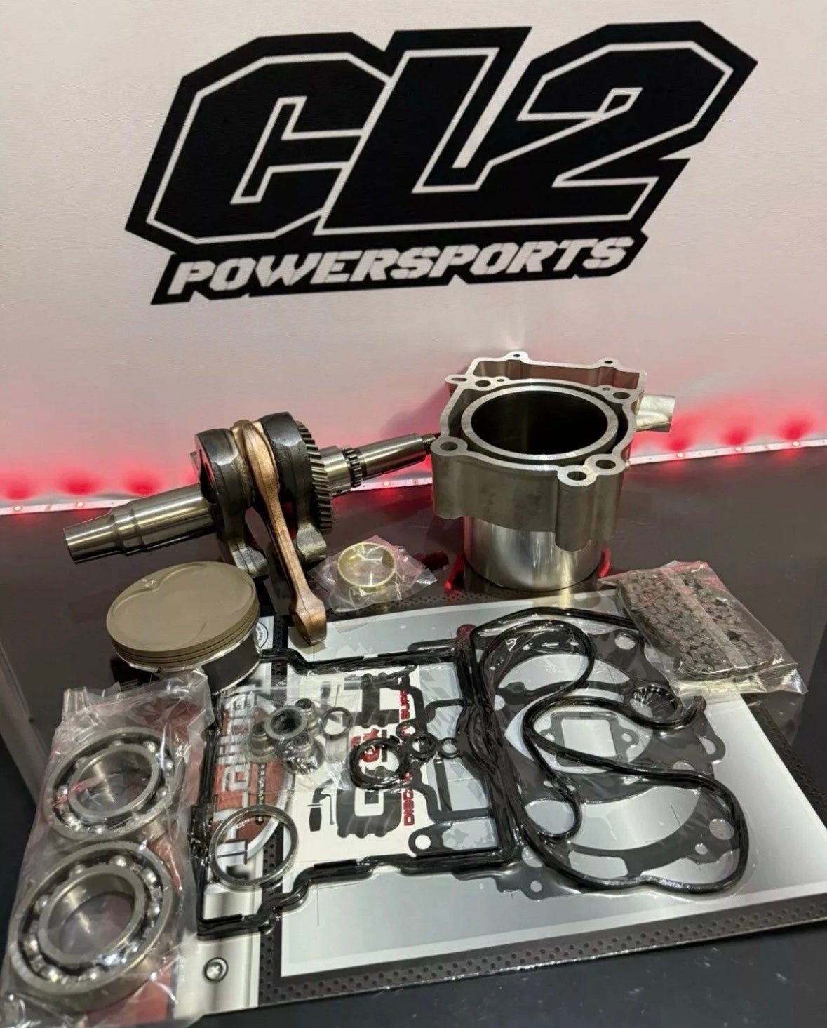Polaris 2018-2019 Ace 570 Engine Motor Rebuild Kit - Crankshaft Piston Cylinder