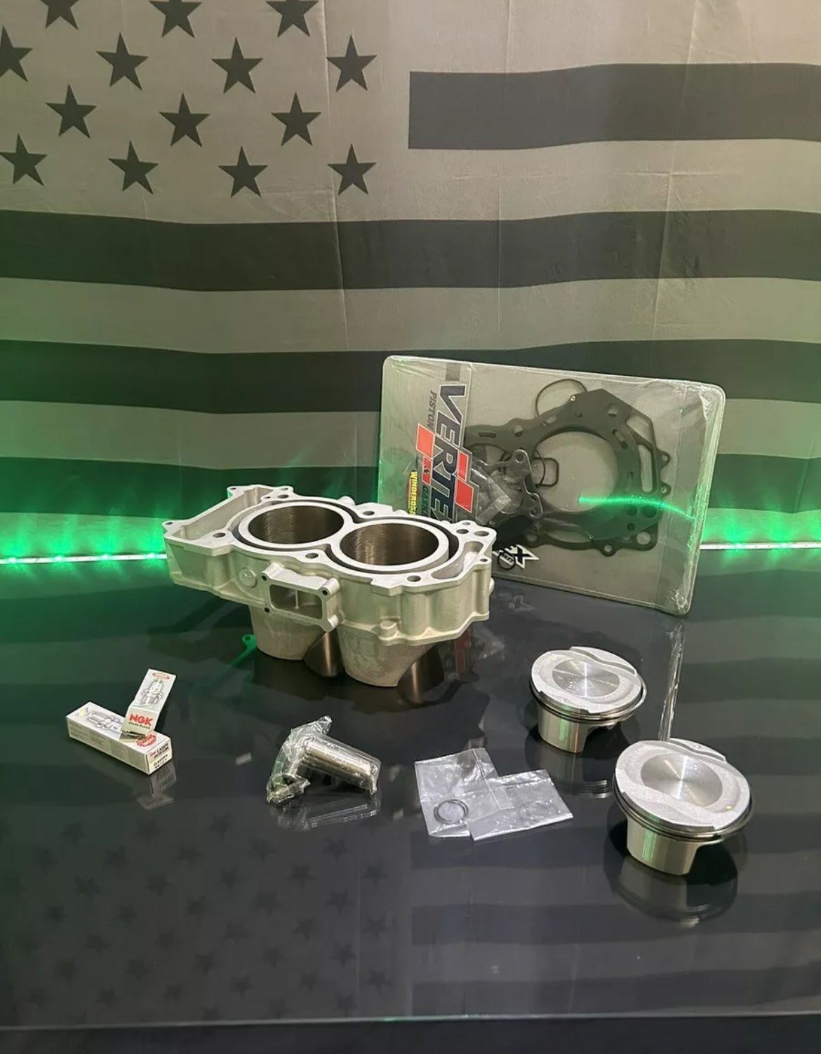 Kawasaki KRX 1000 Complete Top End Engine Motor Rebuild Kit W/ Cylinder & Piston
