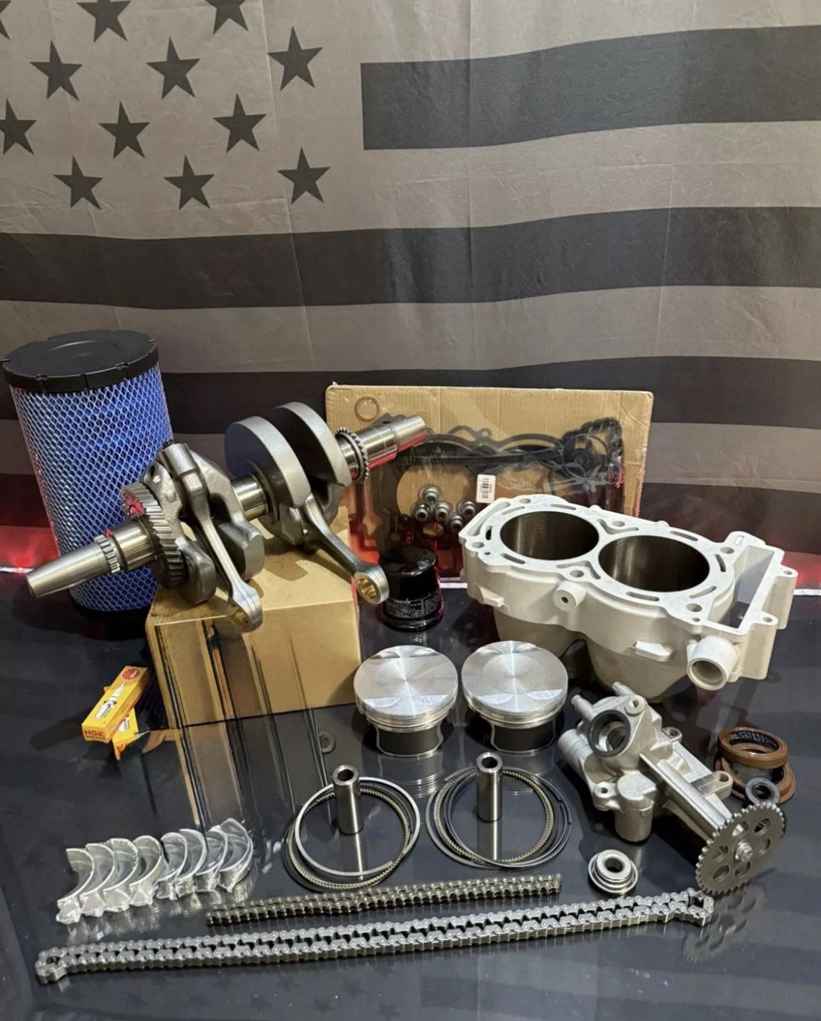 2016 Polaris RZR 900 Complete Engine Motor Rebuild Kit XP Without Valves
