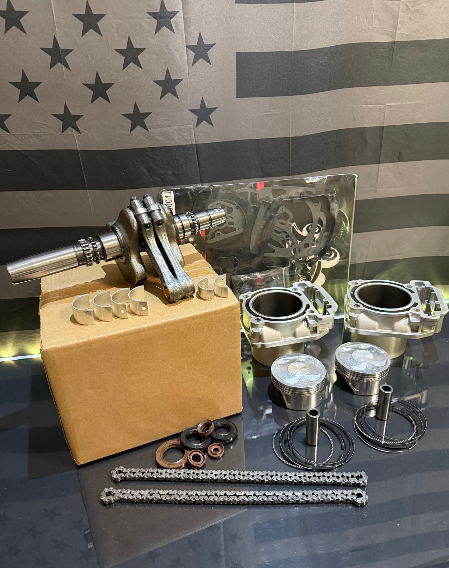 2016-2021 Can-Am Defender 800 HD8 Engine Rebuild Kit - Crankshaft Pistons Cylinders