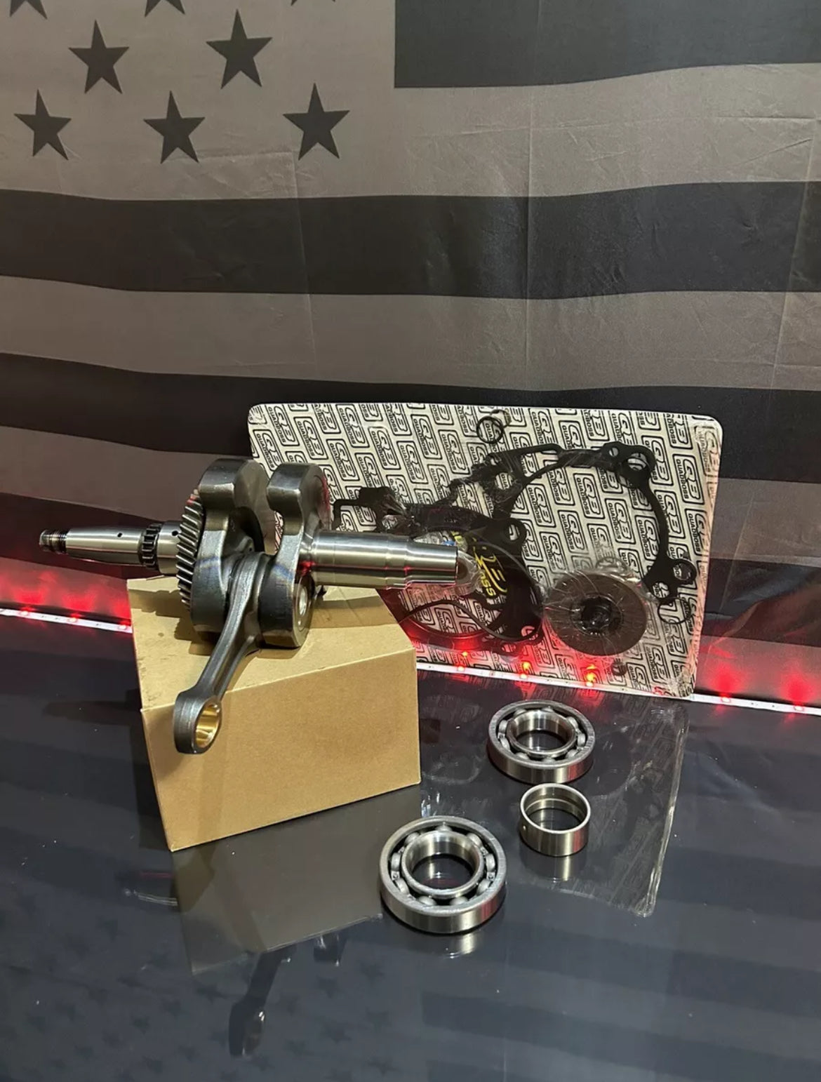 2018-2022 Polaris RZR 570 Bottom End Rebuild Kit - Crankshaft Bearings Gaskets