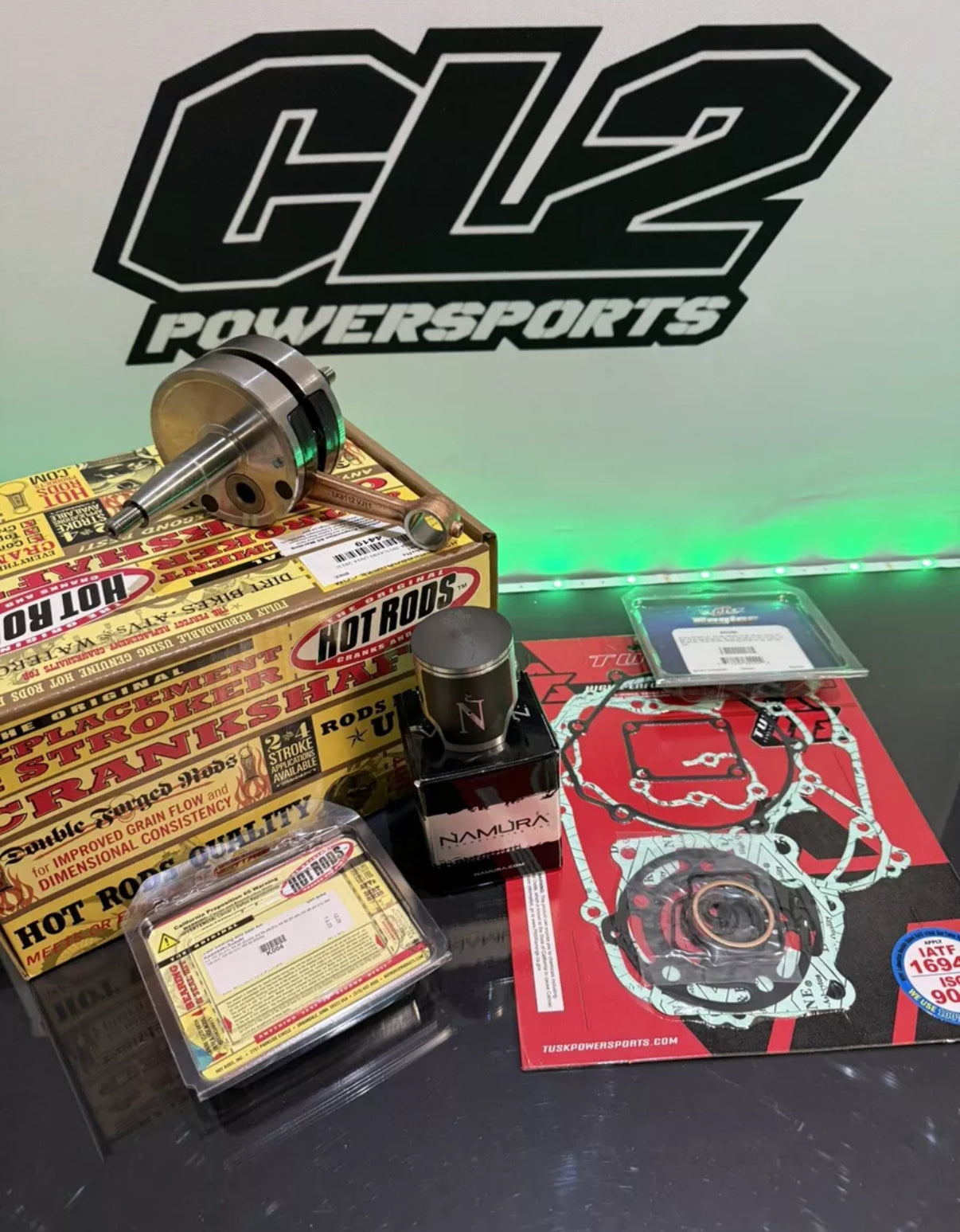 2014-2021 Kawasaki KX 100 Engine Rebuild Kit - Crankshaft Piston Bearings Gasket