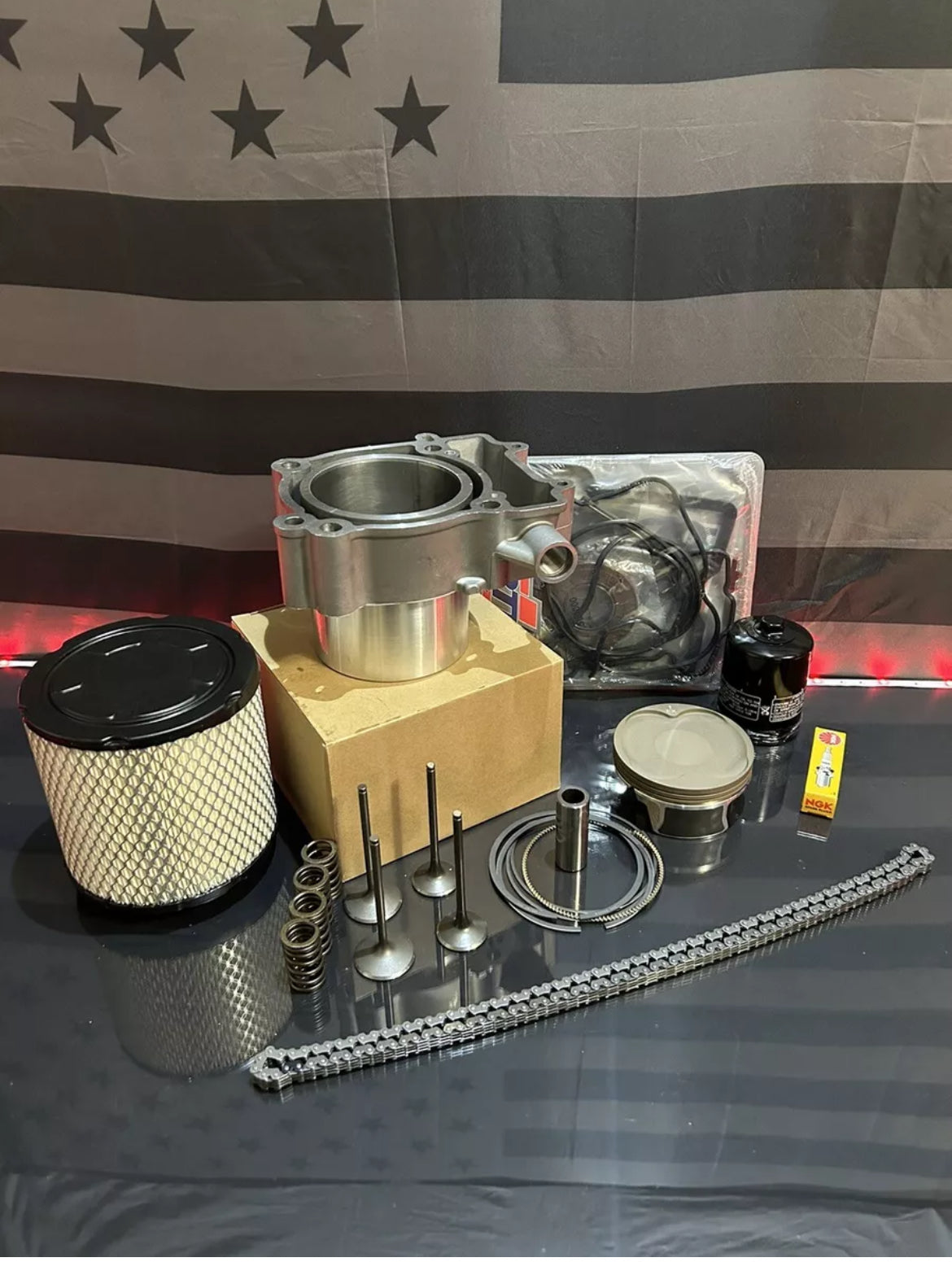 2014-2016 Polaris Ranger 570 BIG BORE Top End Rebuild Kit - Cylinder Piston Valves
