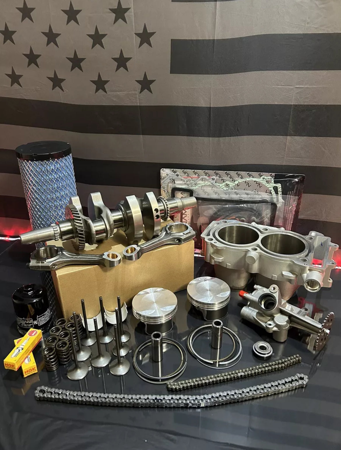 2014-2016 Polaris RZR 1000 XP, RZR 4 Complete Engine Motor Rebuild Kit - BIG BORE 1100cc