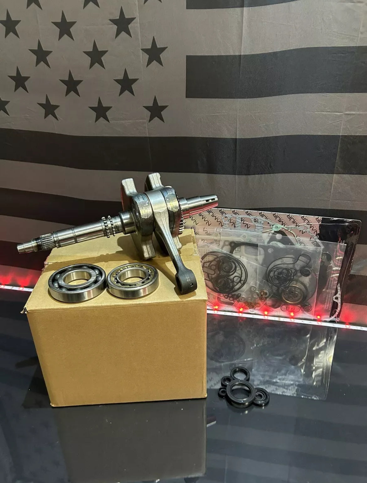 Honda Pioneer 700 Rebuild Kit - Crankshaft Gaskets Bearings