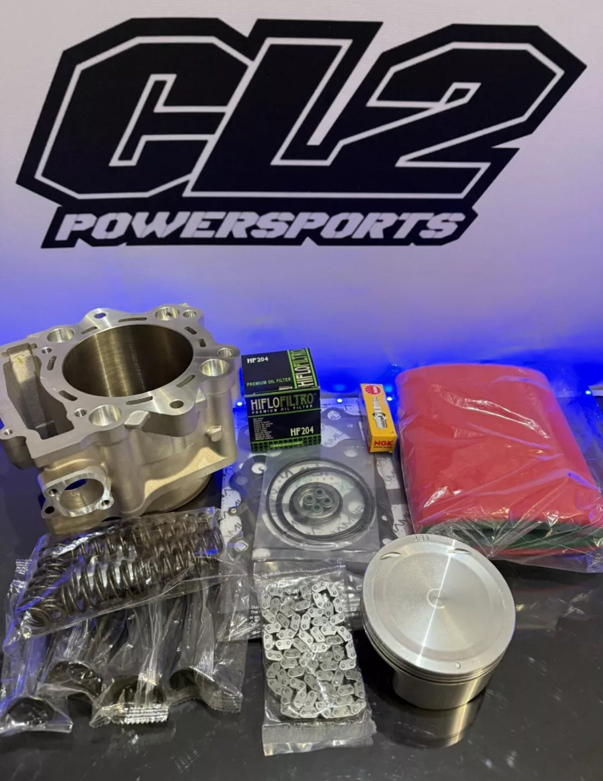 2019-2025 Yamaha Grizzly Kodiak 700 Big Bore Rebuild Kit- Cylinder Piston Valves