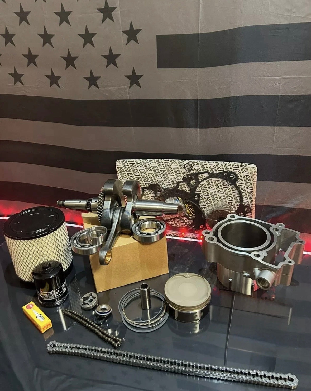 Polaris 2018-2023 Sportsman 570 Complete Engine Motor Rebuild Kit W/O Valves