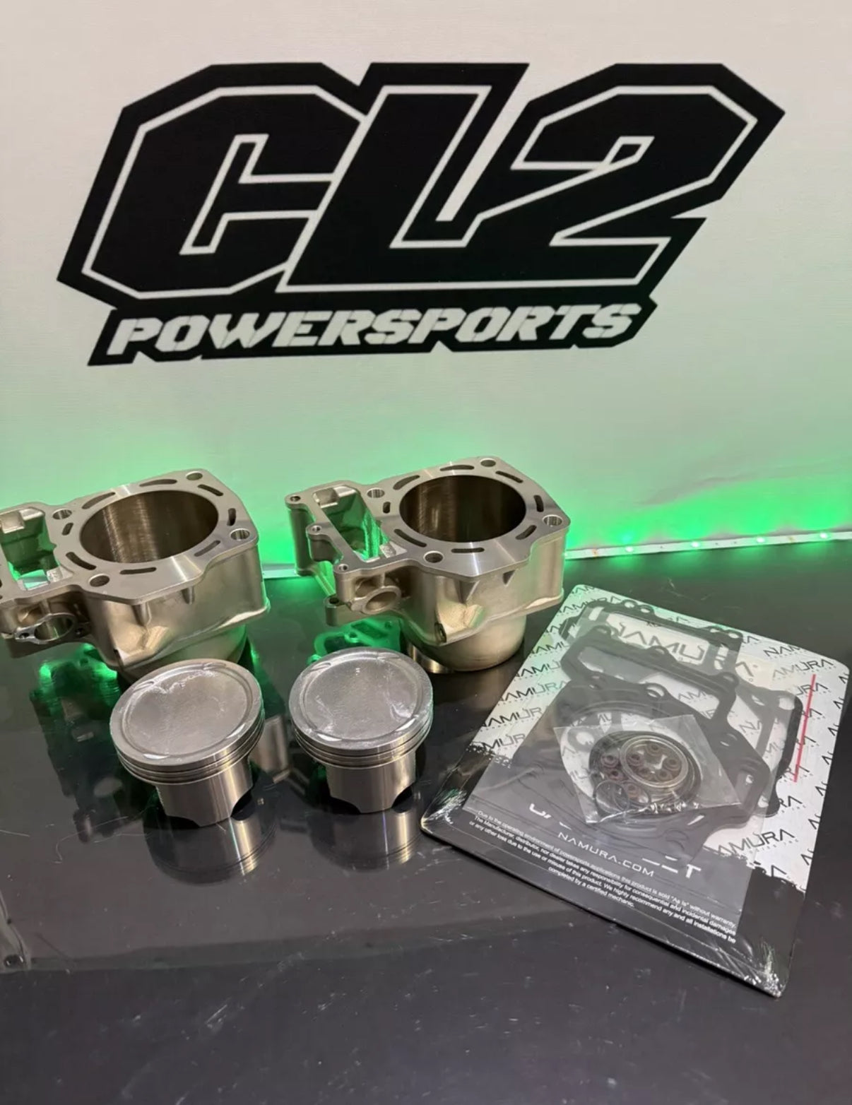 Kawasaki Prairie & Brute Force 650 Top End Kit Cylinders Pistons Gaskets