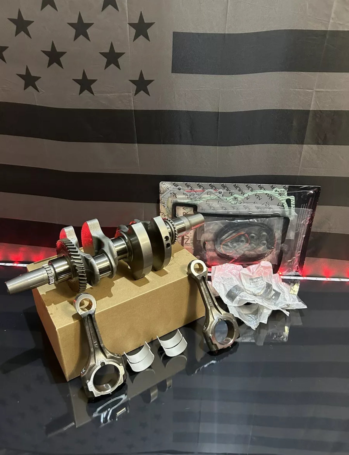 2013-2015 Polaris Ranger 900 Bottom End Rebuild Kit - Crankshaft Bearings Rods
