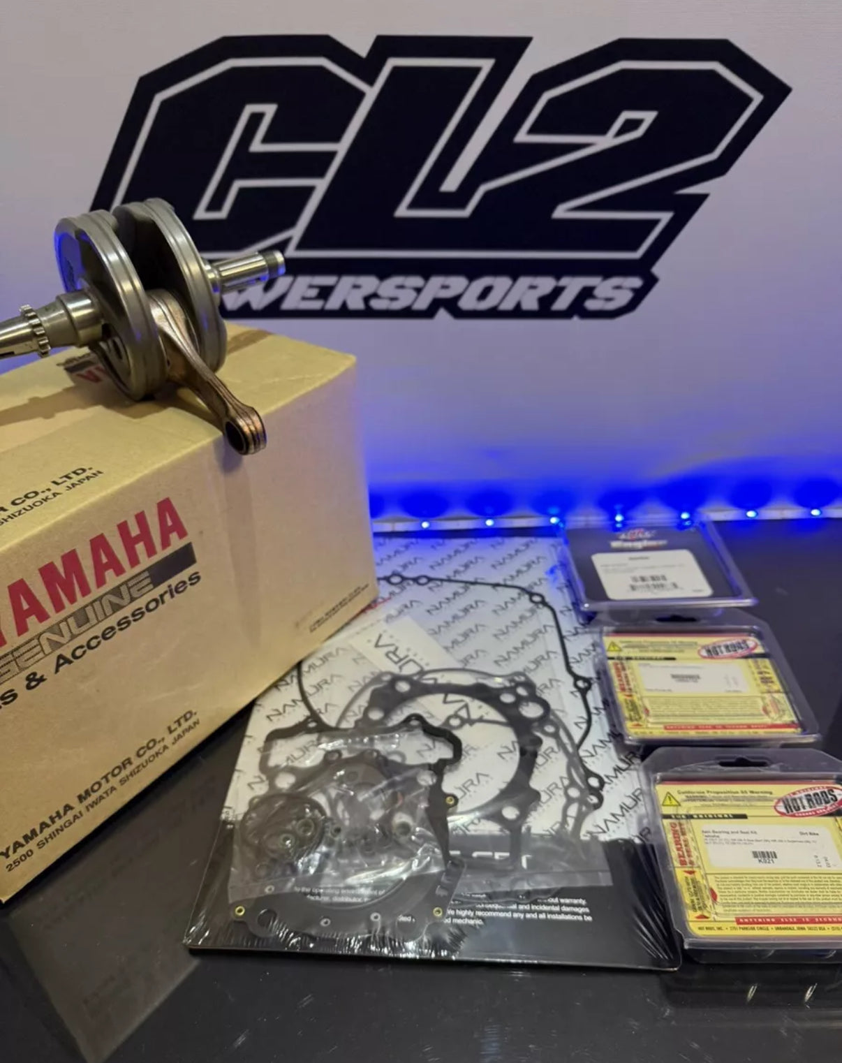 2019-2023 Yamaha YZ250F WR250F YZ250FX Bottom End Engine Motor Rebuild Kit
