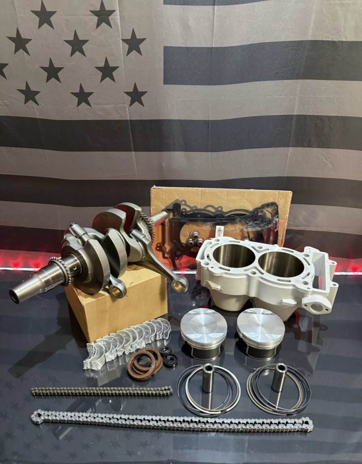 2017-2024 Polaris Ranger RGR 1000 XP Engine Rebuild Kit - Crankshaft Piston Cylinder - BIG BORE 1100cc
