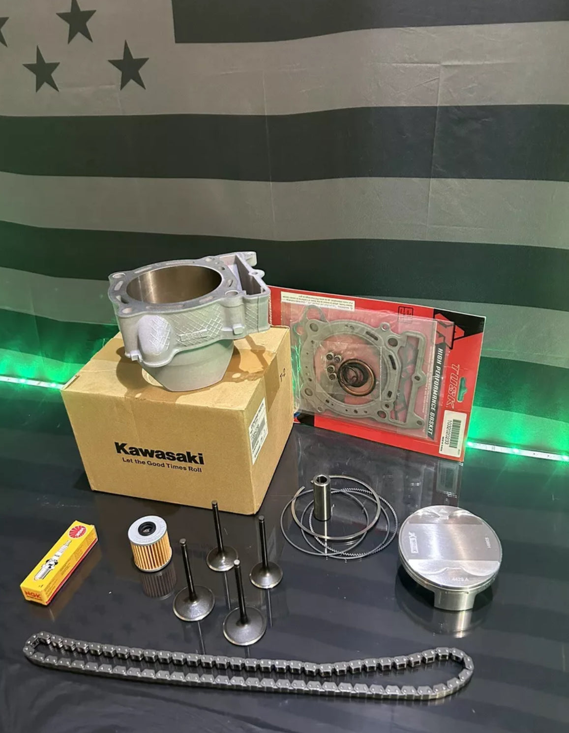 2021-2023 Kawasaki KX 450 Top End Engine Motor Rebuild Kit