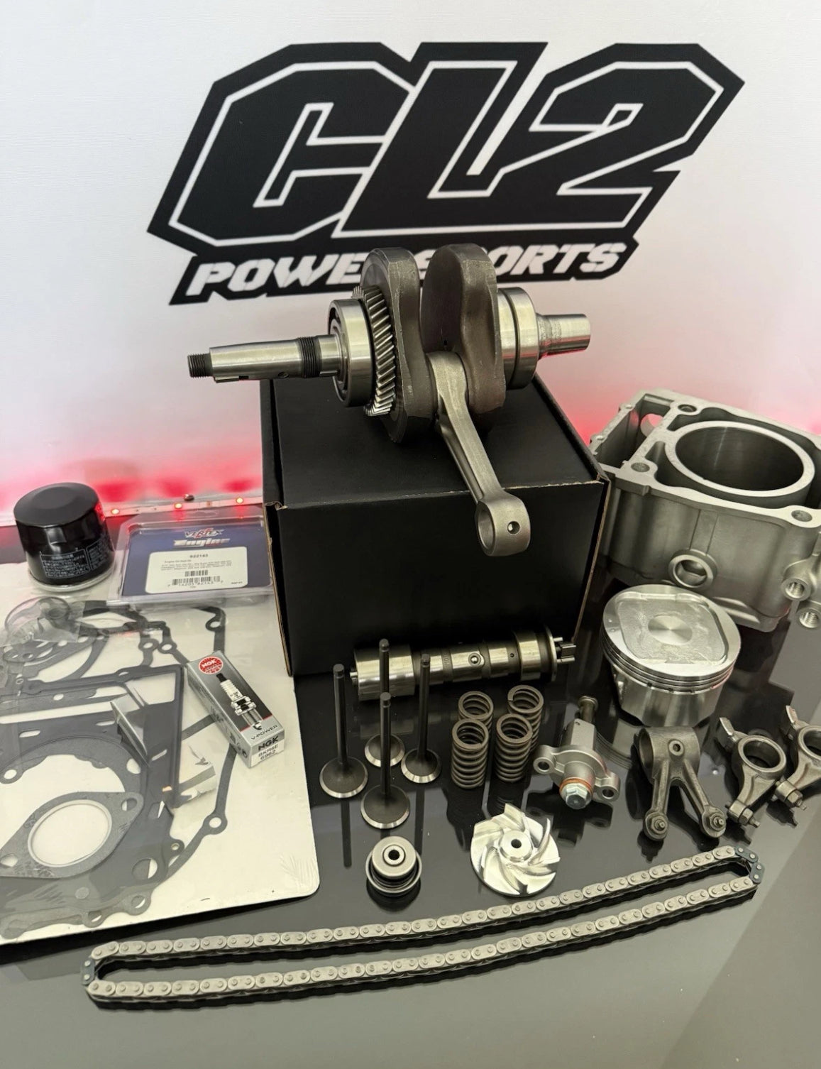 Polaris Scrambler 500 Complete Engine Motor Rebuild Kit 1997-2012