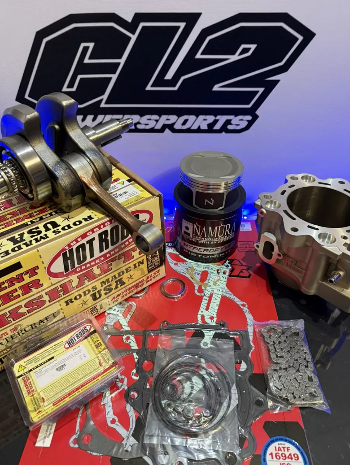 2015-2024 Yamaha Raptor 700 700R Engine Rebuild Kit - Crankshaft Piston Cylinder