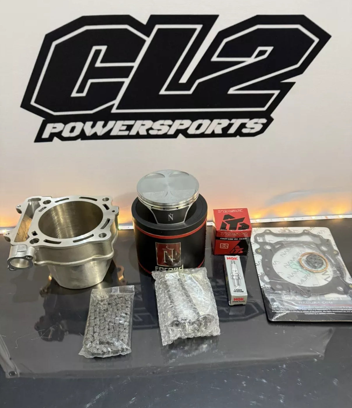 2013-2025 Suzuki RMZ 450 Top End Rebuild Kit- Cylinder, Piston, Chain, Valves
