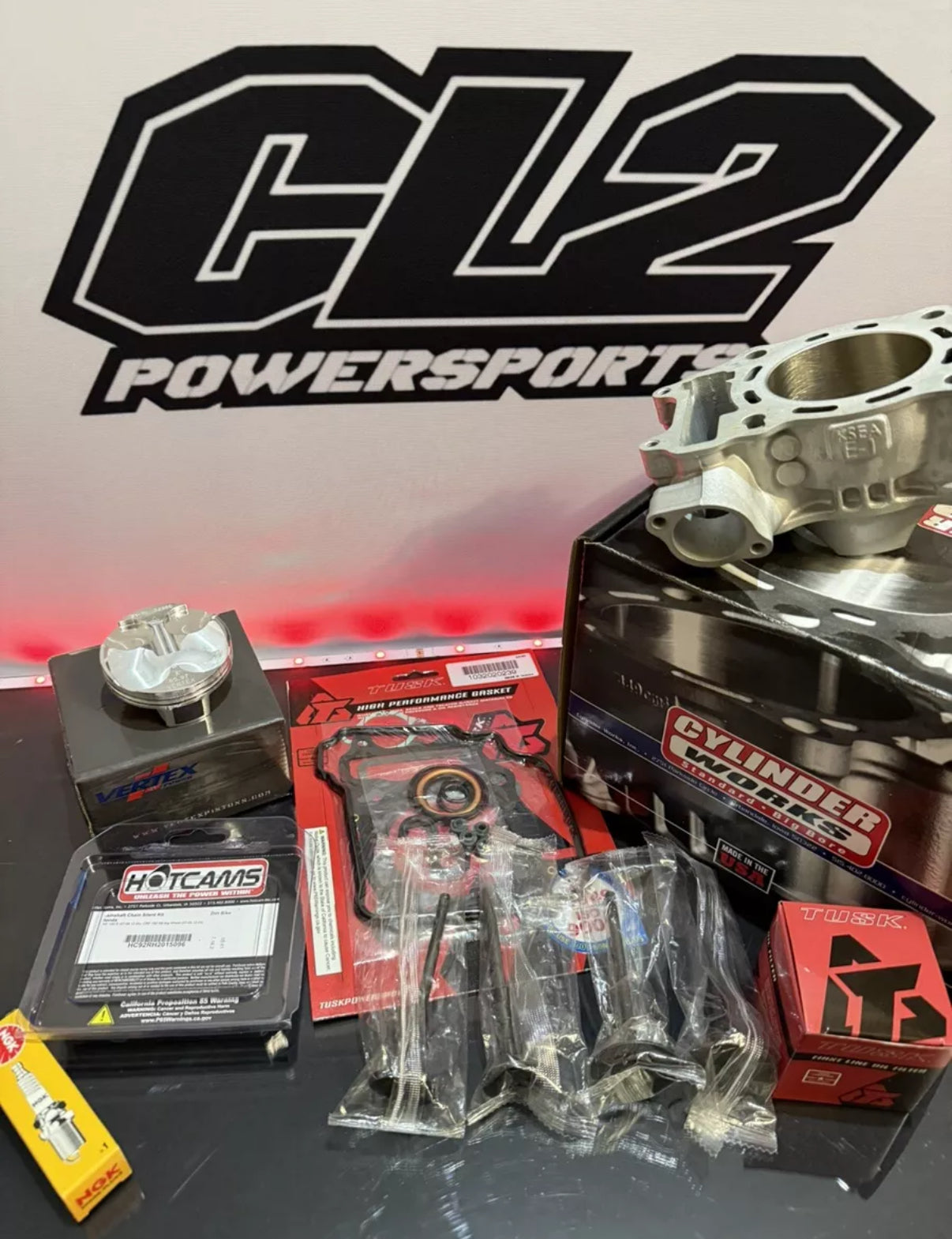 2012-2025 Honda CRF150R CRF 150R Top End Rebuild Kit - Piston Cylinder Valves