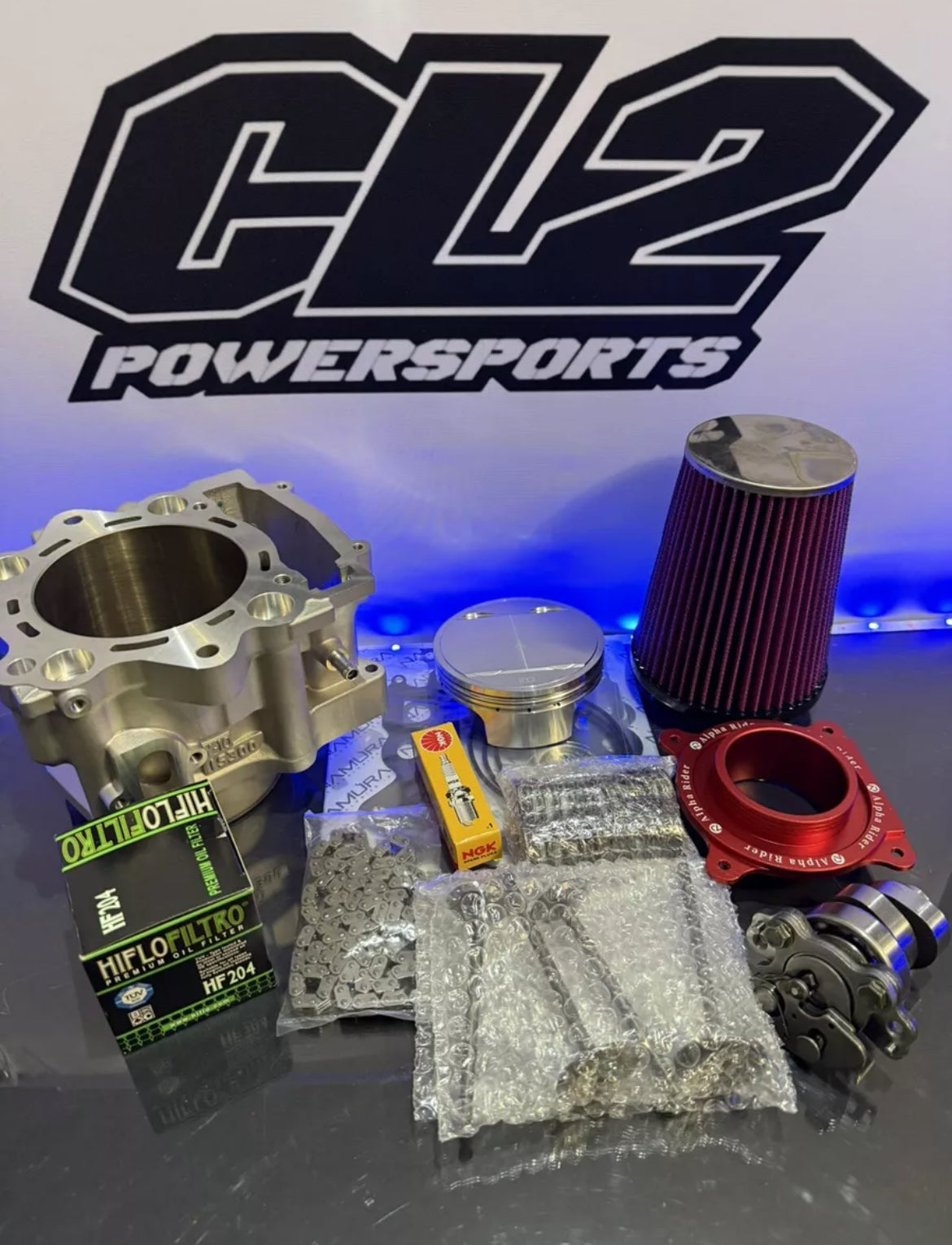 2006-2014 Yamaha Raptor 700 Big Bore Top End Kit - Cylinder Piston Valves
