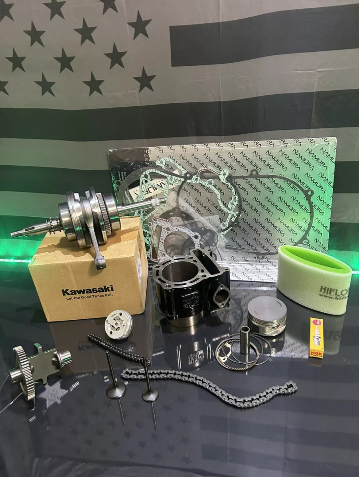 2012-2025 Kawasaki Brute Force 300 Complete Engine Motor Rebuild Kit