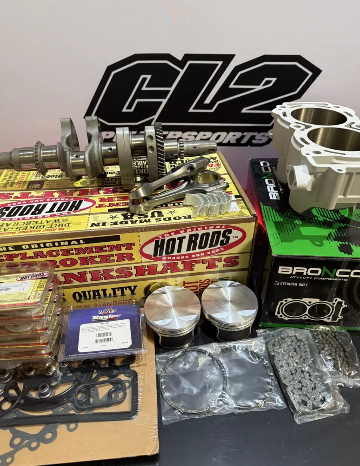 2017-2024 Polaris RZR 900 Engine Motor Rebuild Kit - Crankshaft Pistons Cylinder