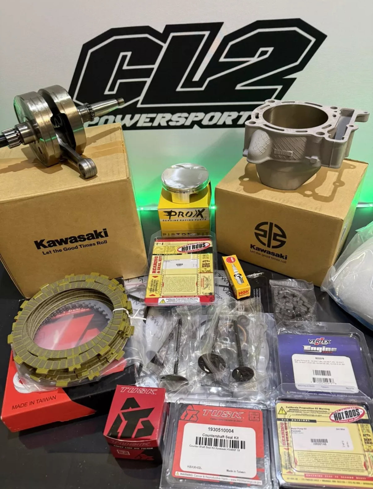 2019-2020 Kawasaki KX 450 Complete Engine Motor Rebuild Kit KX450F KX 450F