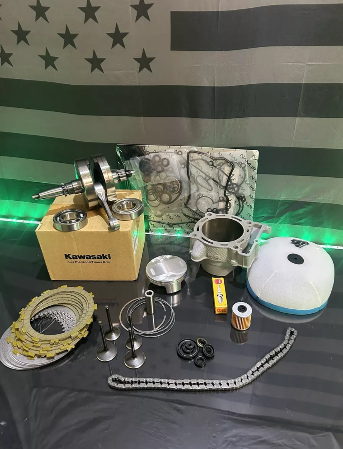 2019-2020 Kawasaki KX 450 Complete Engine Motor Rebuild Kit KX450F KX 450F