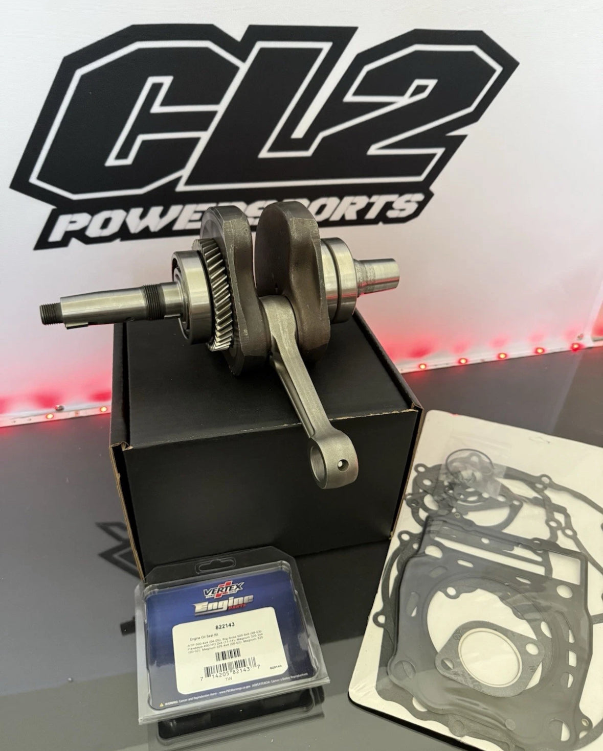 Polaris 97-12 Scrambler 500 Bottom End Engine Motor Rebuild Kit - Crankshaft