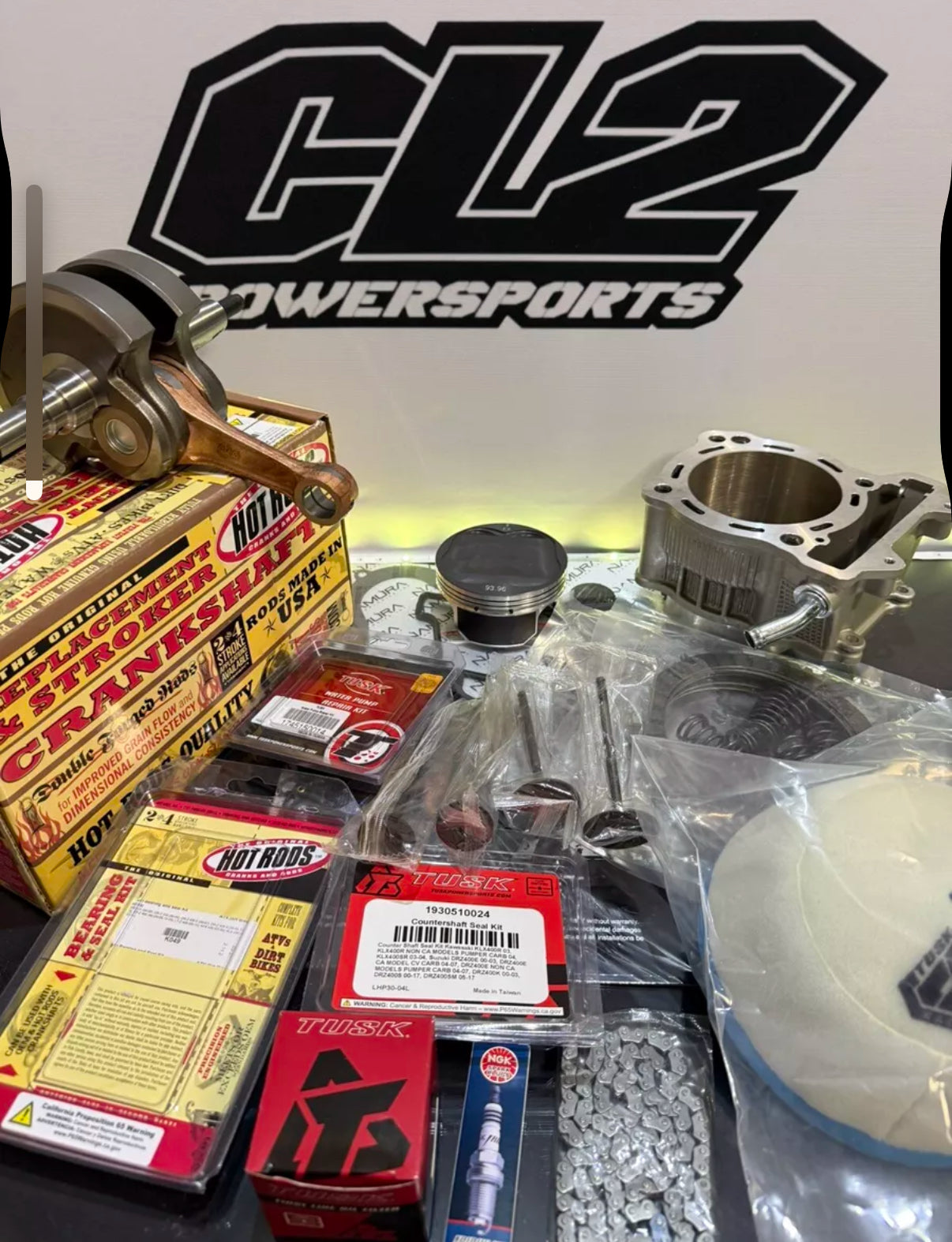 Suzuki DRZ 400 Complete Engine Motor Rebuild Kit 94mm 434cc Big Bore 2000-2024